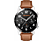 HUAWEI Watch GT 2 Classic - Montre intelligente (Largeur : 22 mm, Cuir (+1 Bracelet en Fluoroélastomère inclus), Marron/Argent)