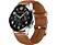 HUAWEI Watch GT 2 Classic - Montre intelligente (Largeur : 22 mm, Cuir (+1 Bracelet en Fluoroélastomère inclus), Marron/Argent)