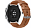 HUAWEI Watch GT 2 Classic - Smartwatch (Breite: 22 mm, Leder (+1 Fluorelastomer-Armband als Zugabe), Braun/Silber)