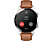 HUAWEI Watch GT 2 Classic - Montre intelligente (Largeur : 22 mm, Cuir (+1 Bracelet en Fluoroélastomère inclus), Marron/Argent)