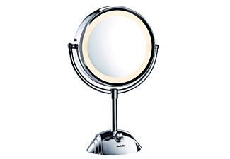 BABYLISS Kosmetikspiegel mit Ringebleuchtung, 8 X Vergrößerung und normal Spiegel