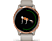 GARMIN Venu - GPS-Smartwatch (Breite: 20 mm, Silikon, Beige/Roségold)