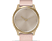 GARMIN vívomove Style - Smartwatch (Breite: 20 mm, Gewebtes Nylon, Rosa/Weissgold)