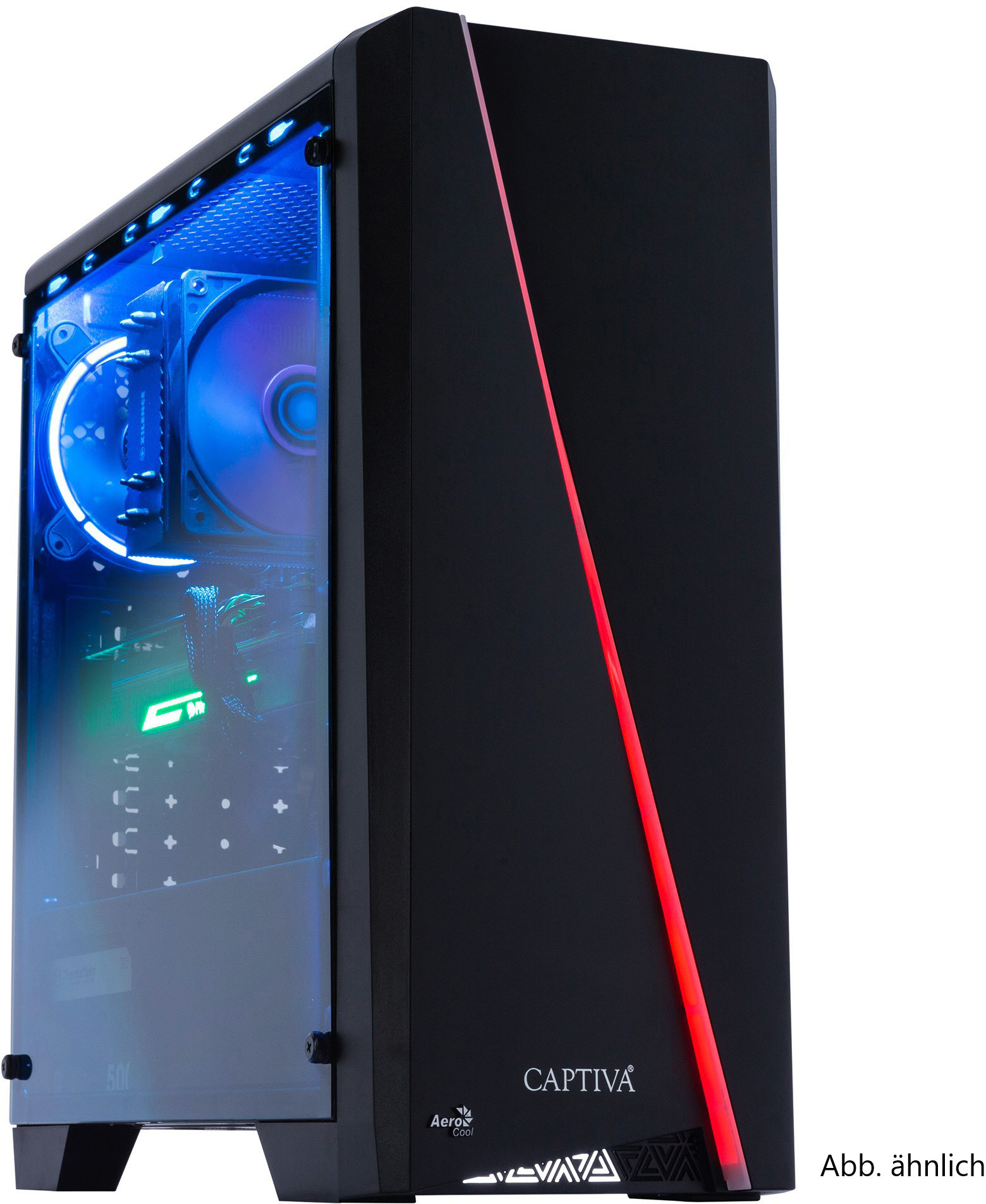 CAPTIVA R51-363 - AMD Ryzen™ 5 3600 - 16 GB - 240 GB - NVIDIA GeForce RTX™ 2080 Super™ - Kein Betriebssystem
