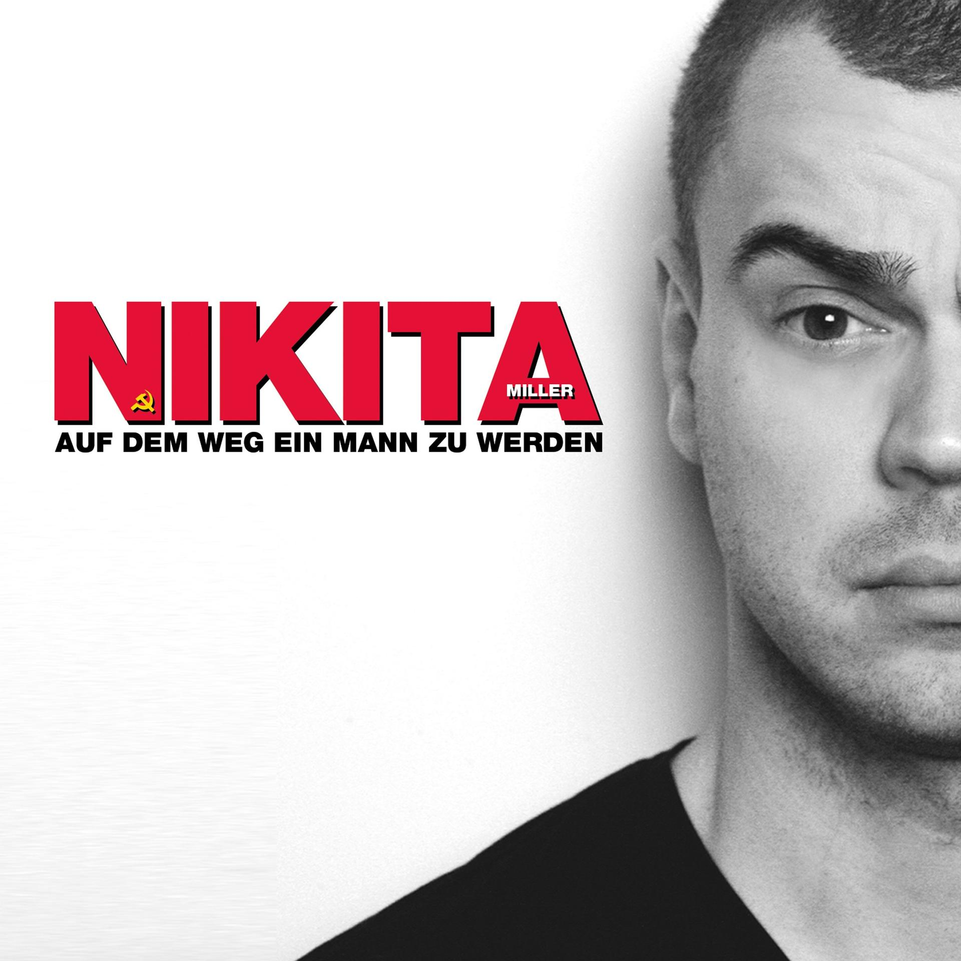 Albumcover: Titel 'Nikita'. Gesicht eines Mannes rechts.