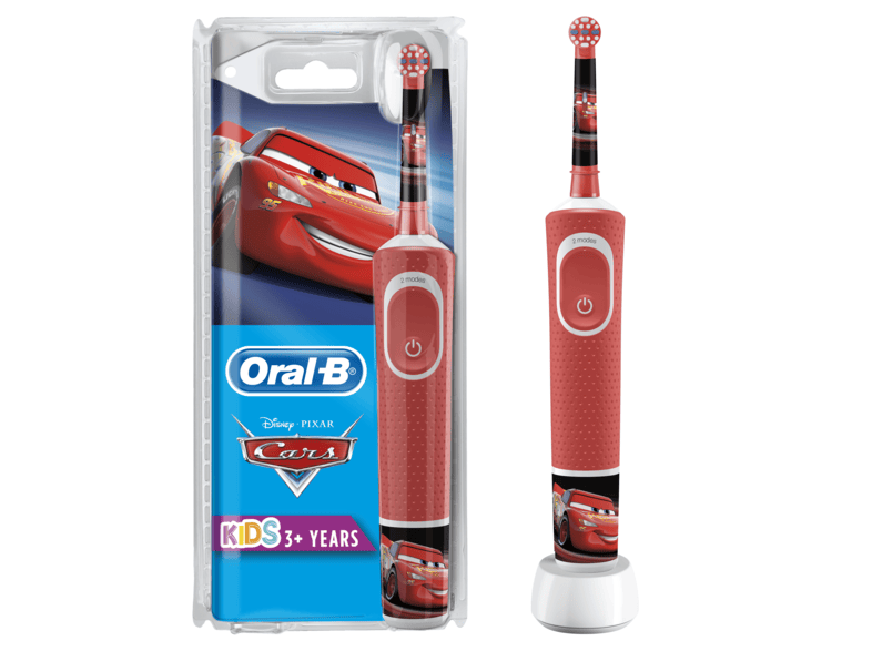 oral b vitality 100 cars elektrikli dis fircasi kirmizi agiz bakim urunleri