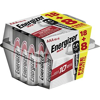 ENERGIZER MAX AAA 18+8 Bonus Pack - Batterie (Silber)