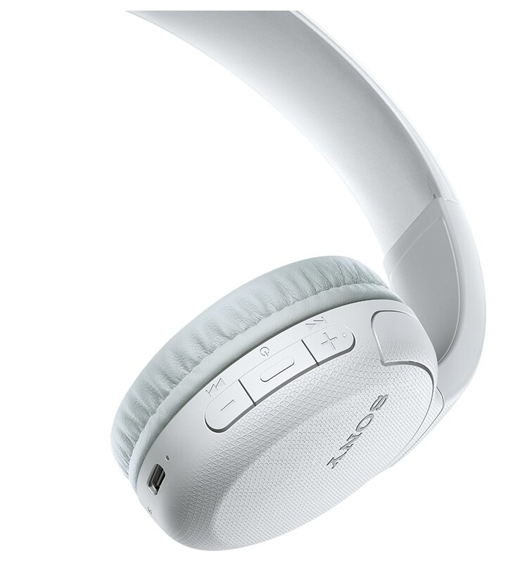 SONY WH-CH510 - Bluetooth-Kopfhörer (On-ear, Weiss)
