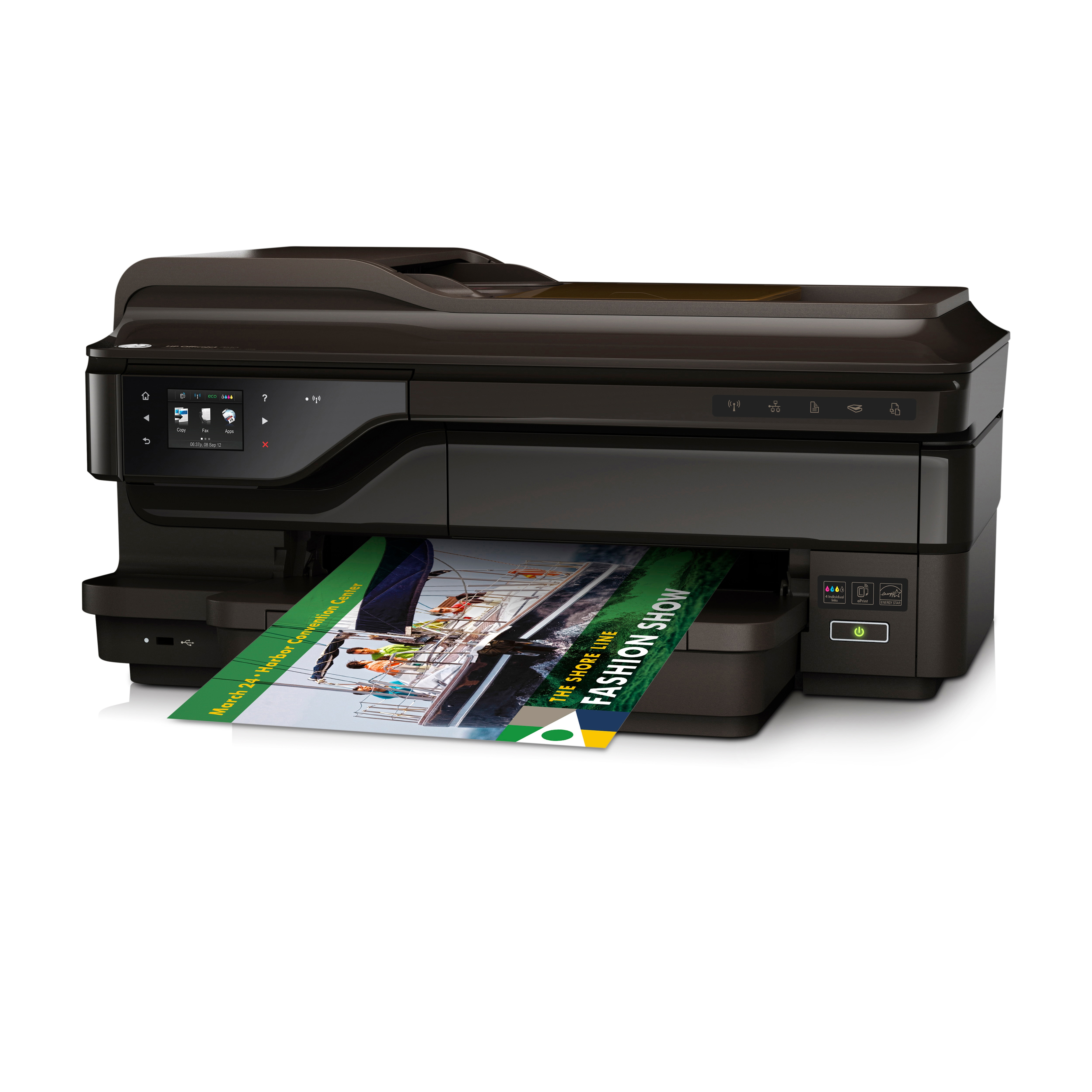 HP OfficeJet 7612 4-in-1 Tinten-Multifunktionsdrucker