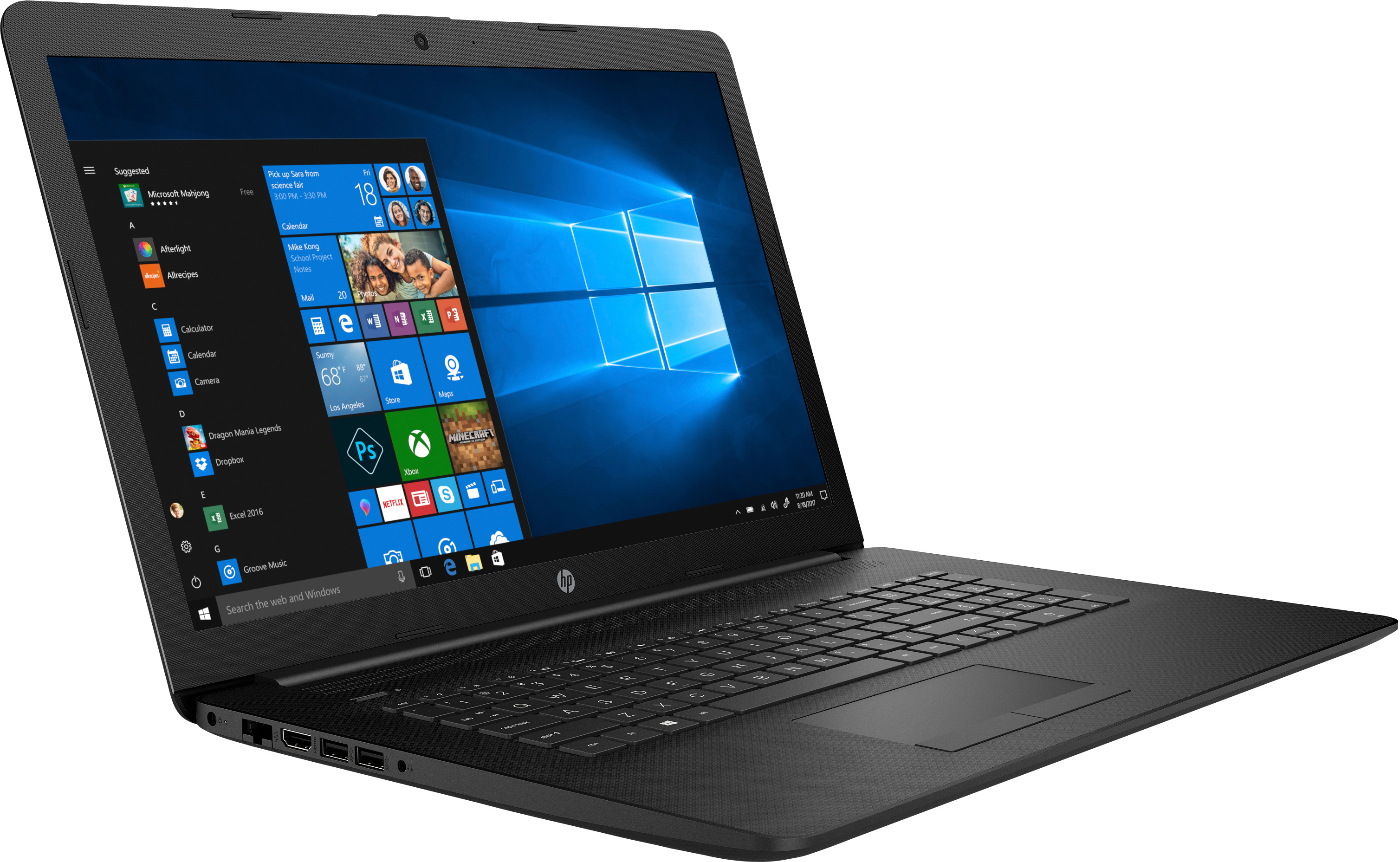 HP 17-ca1320ng - 17,3 Zoll - AMD Ryzen™ 5 3500U - 16 GB - 256 GB - AMD Radeon™ RX Vega 8 - Windows 10 Home (64 Bit)