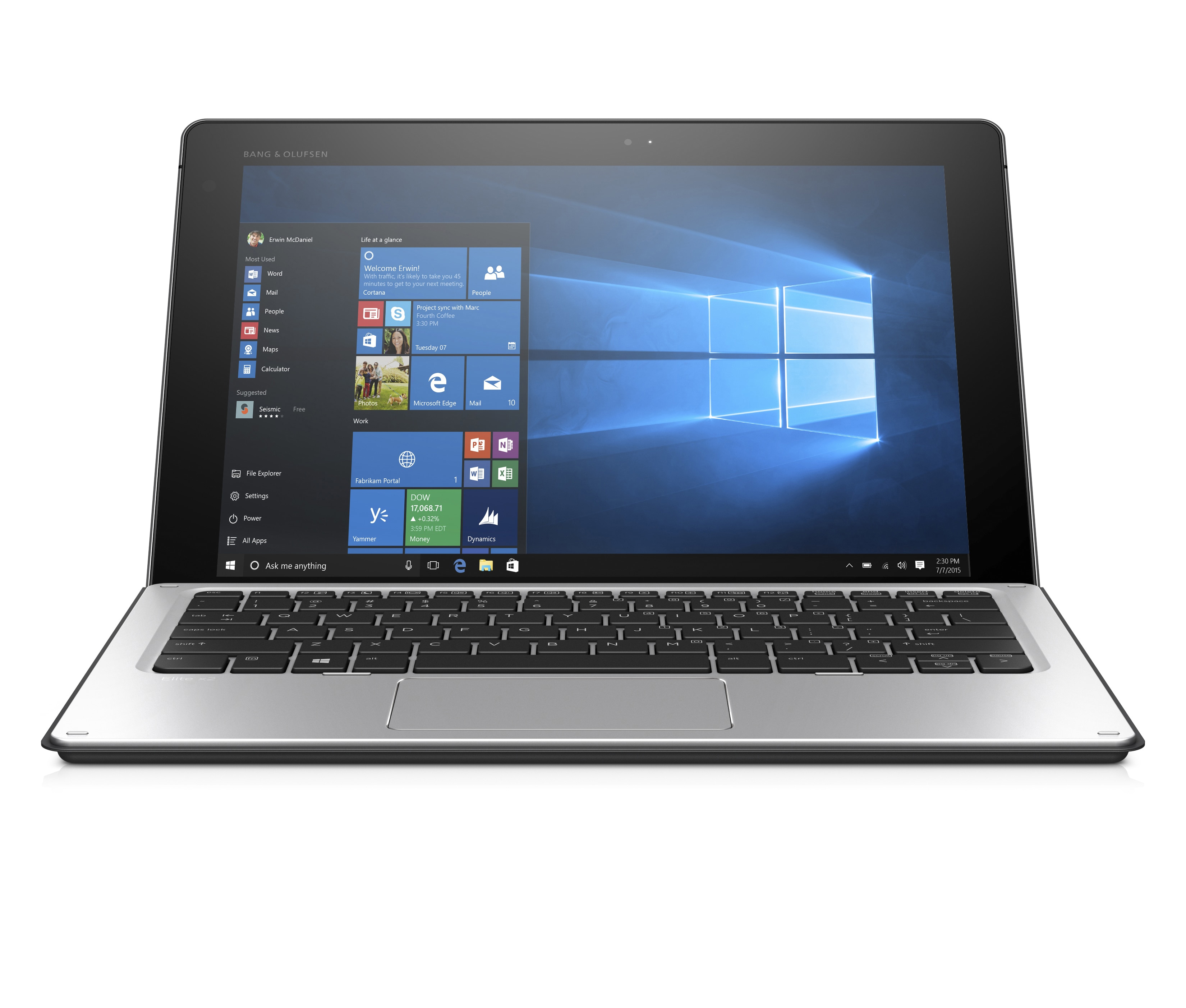 HP - B2B Elite x2 1012 G1 - 12 Zoll - Intel® Core™ M m5-6Y54 - 8 GB - 256 GB