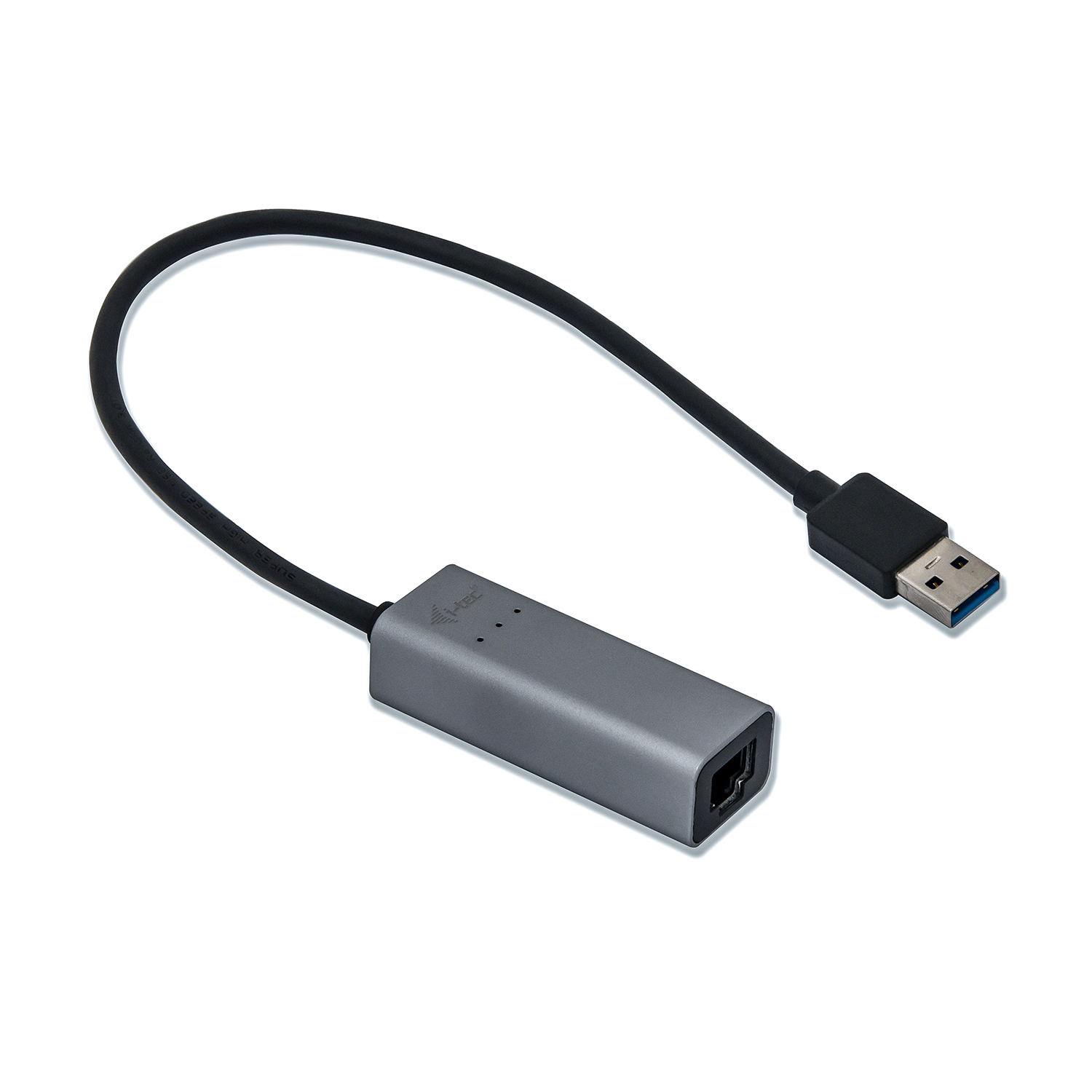 I-TEC U3METALGLAN USB auf Ethernet Adapter, Grau