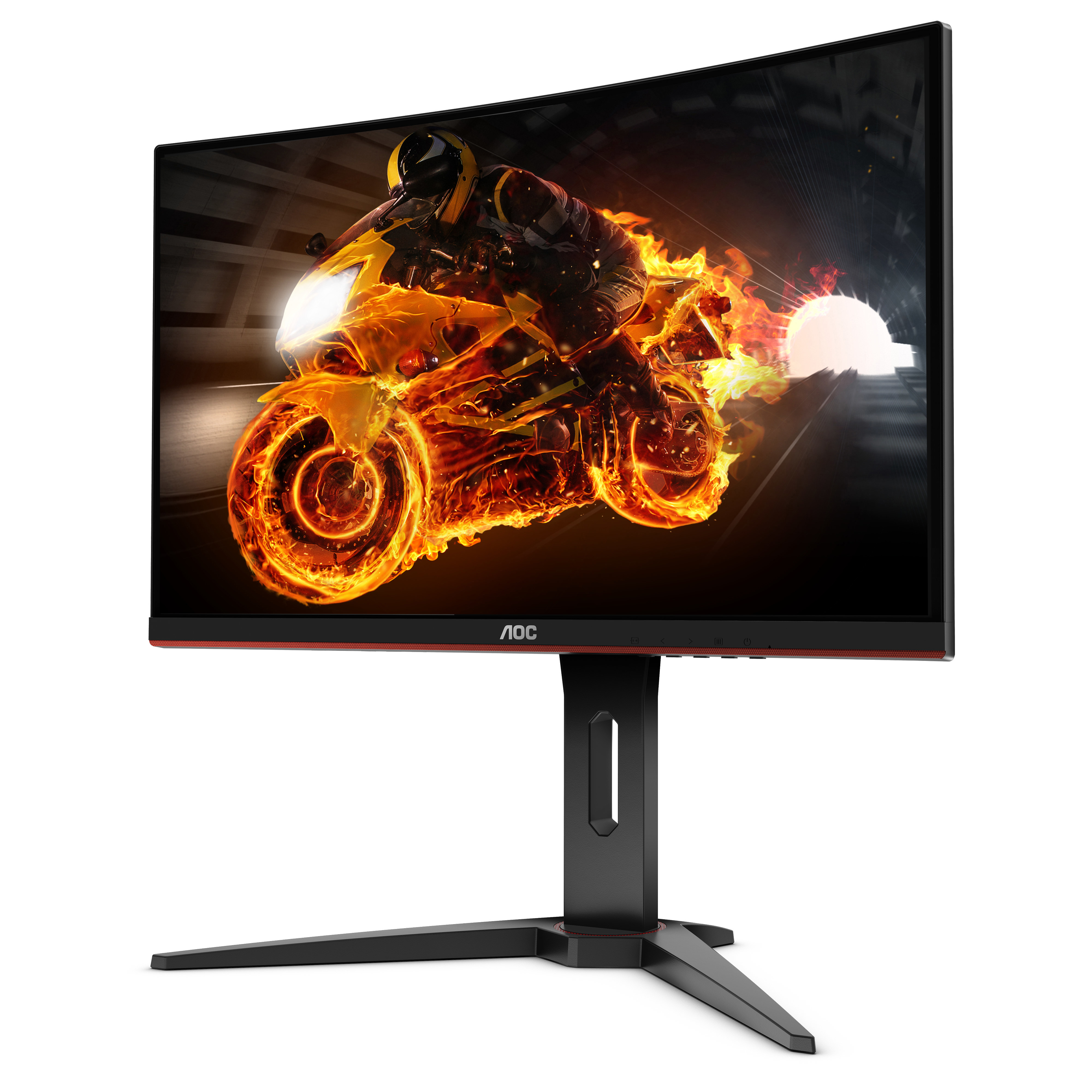 AOC C27G1 27 Zoll  Full-HD  Curved Gaming Monitor mit FlickerFree-Technologie, 144Hz und FreeSync  1 ms Reaktionszeit  