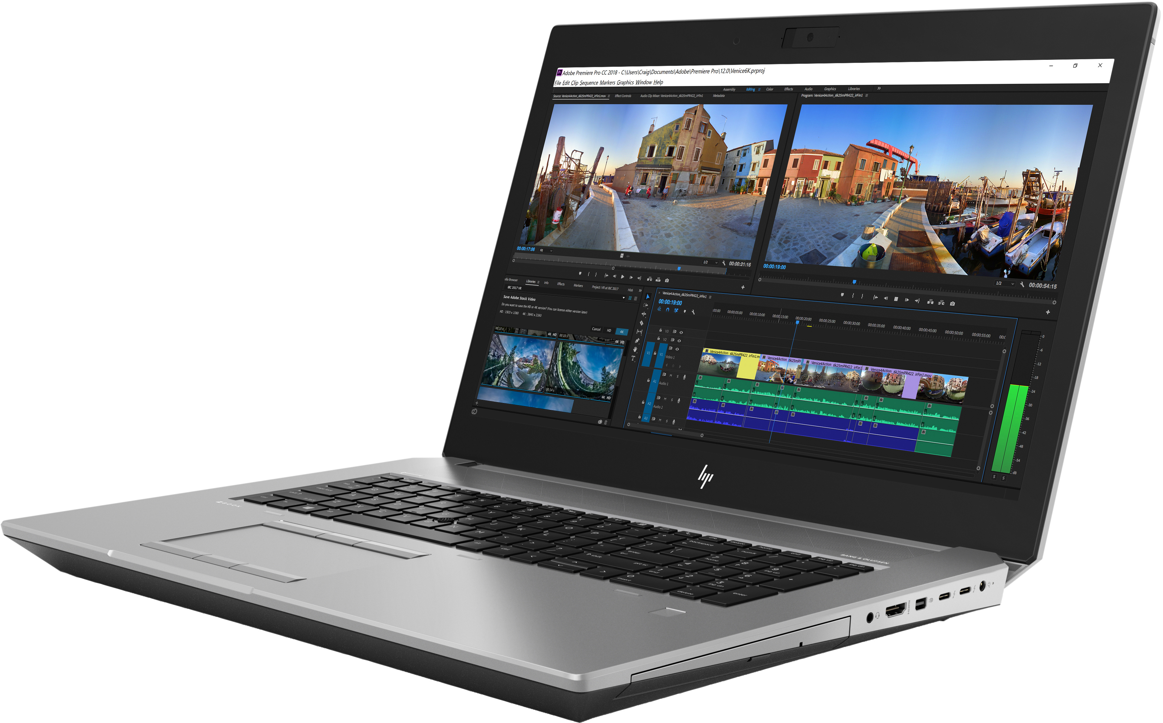 HP - B2B ZBook 17 G5 - 17,3 Zoll - Intel® Core™ i7 i7-8750H - 16 GB - 512 GB
