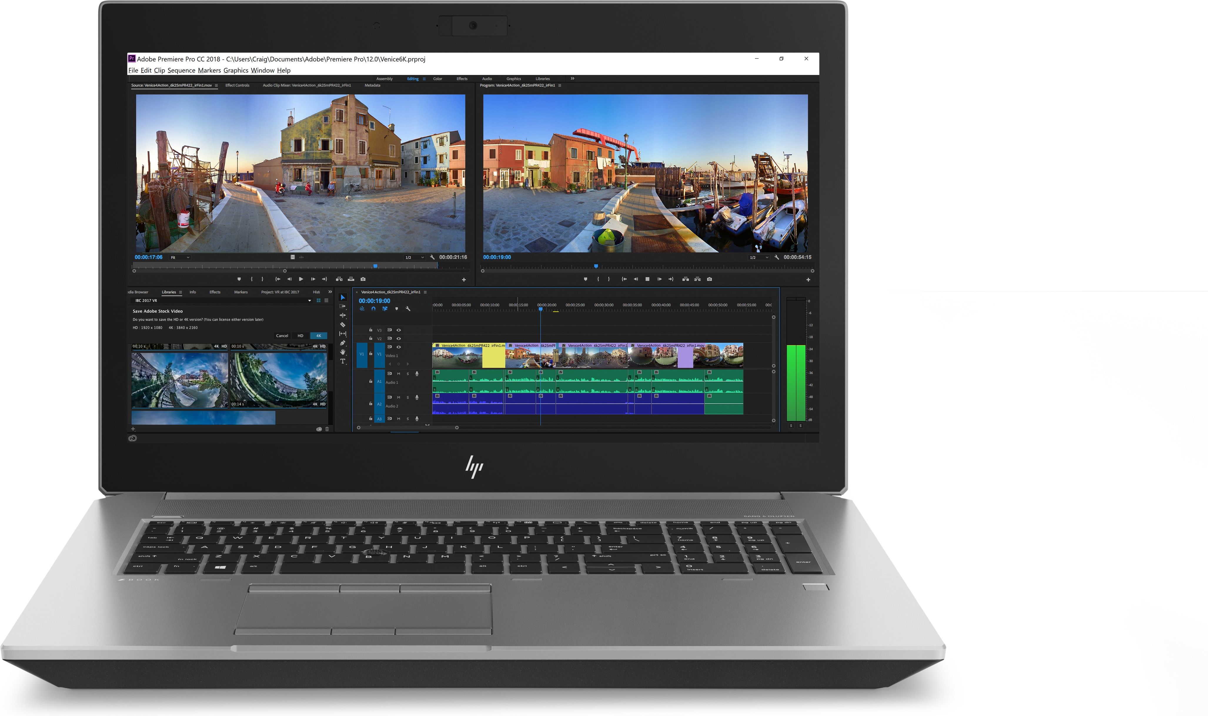 HP - B2B ZBook 17 G5 - 17,3 Zoll - Intel® Core™ i7 i7-8750H - 16 GB - 512 GB