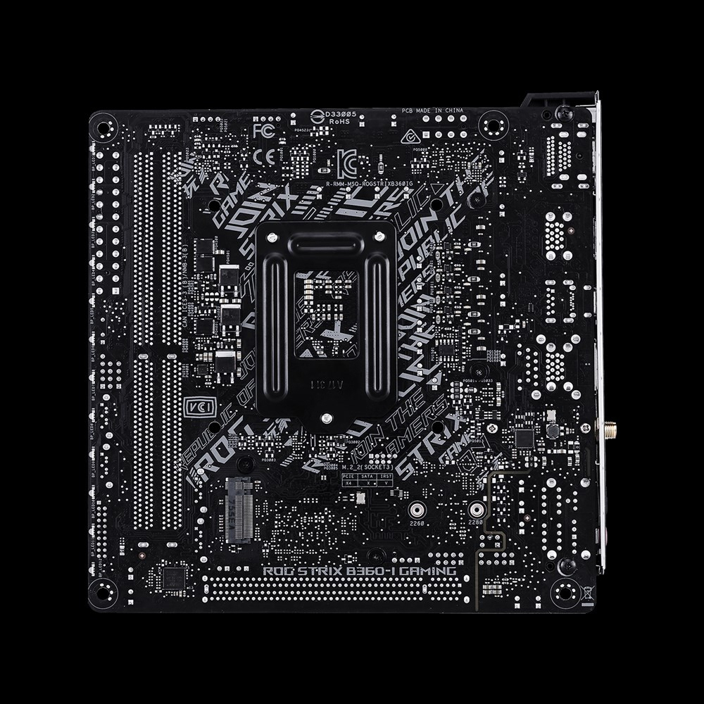 ASUS ROG Strix B360-I Gaming Mainboard schwarz