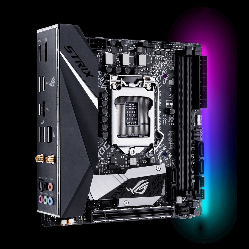ASUS ROG Strix B360-I Gaming Mainboard schwarz