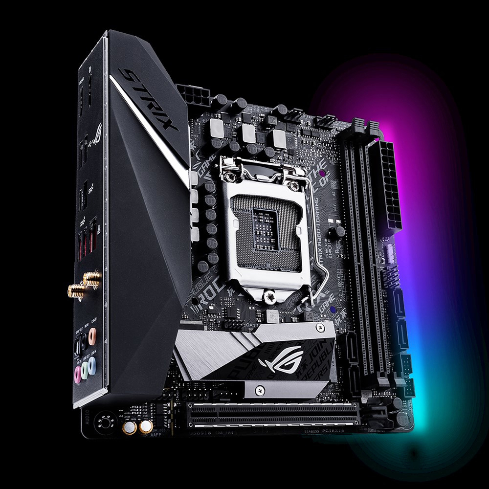 ASUS ROG Strix B360-I Gaming Mainboard schwarz