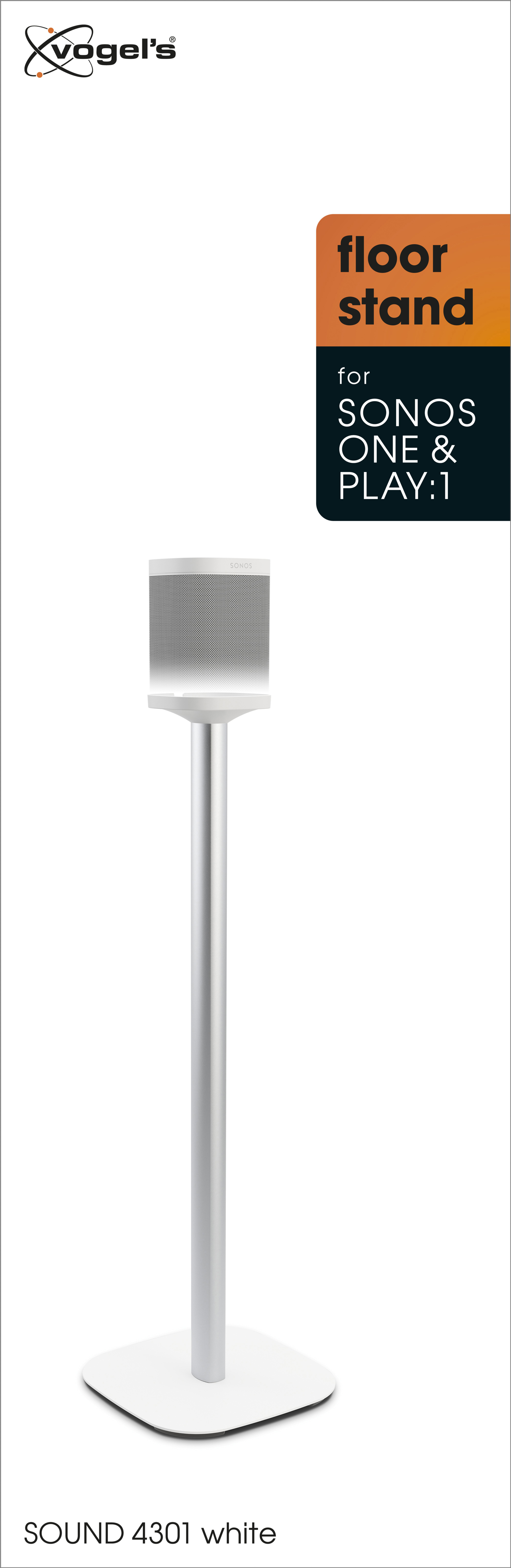 VOGEL´S Sound 4301 Standfuß, Weiß