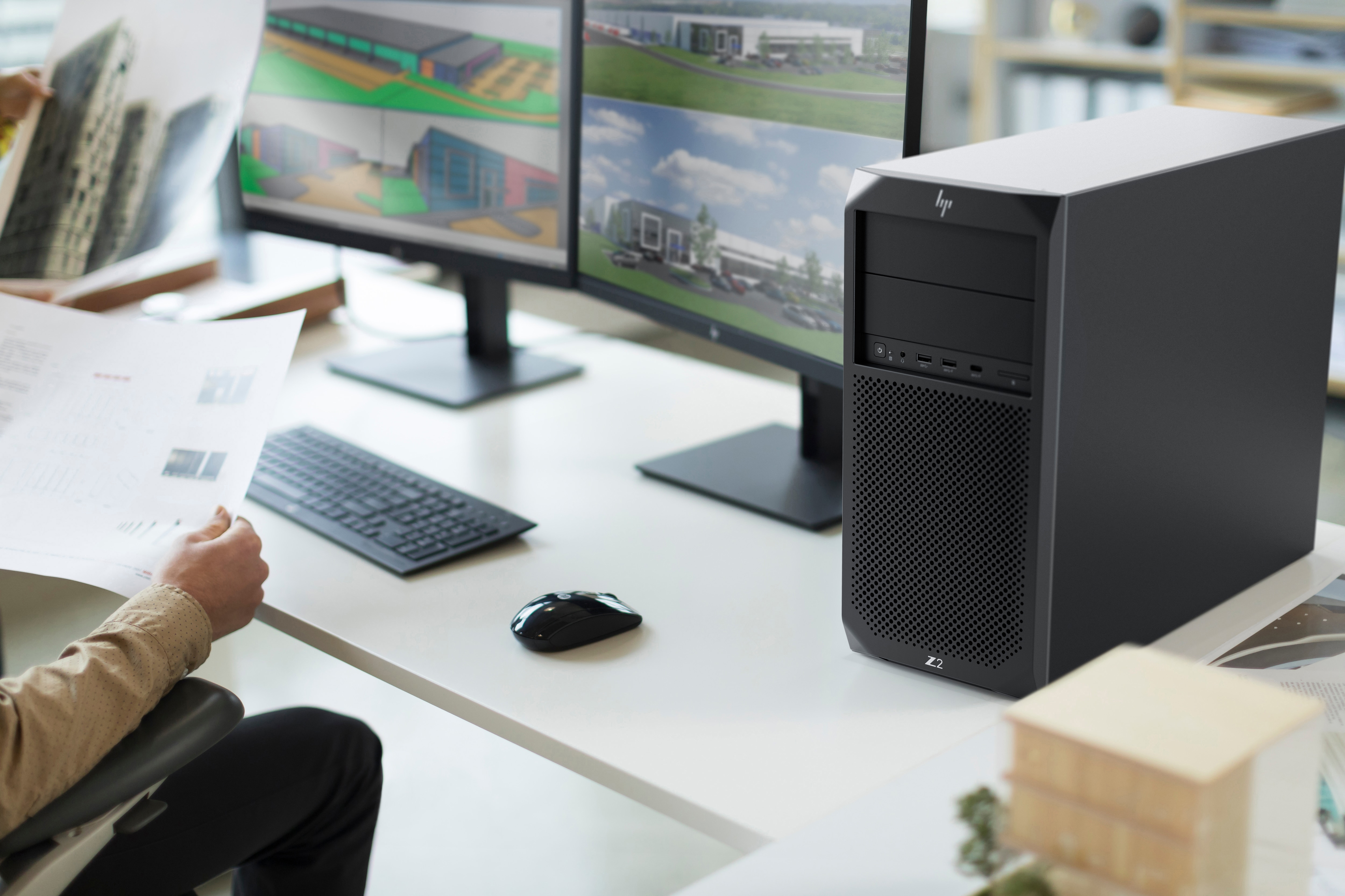 HP - B2B Z2 G4 - Intel® Core™ i7 i7-8700K - 8 GB - 256 GB