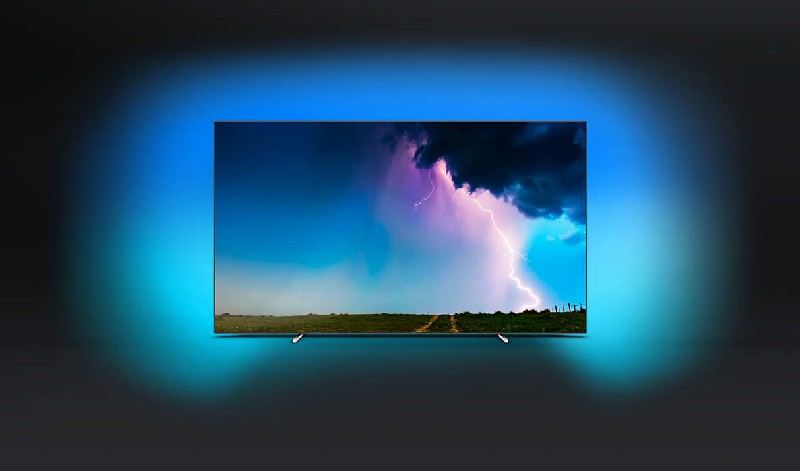 TV OLED 55" - Philips 55OLED754/12, UltraHD 4K, Quad Core P5, Smart TV, Dolby Atmos, 40W, Con Subwoofer, Negro