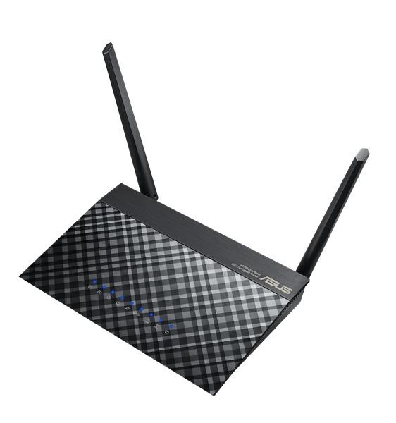 Router - ASUS RT-AC52U B1, AC750 Dual Band, Modo repetidor, Punto de Acceso, AiCloud, MIMO