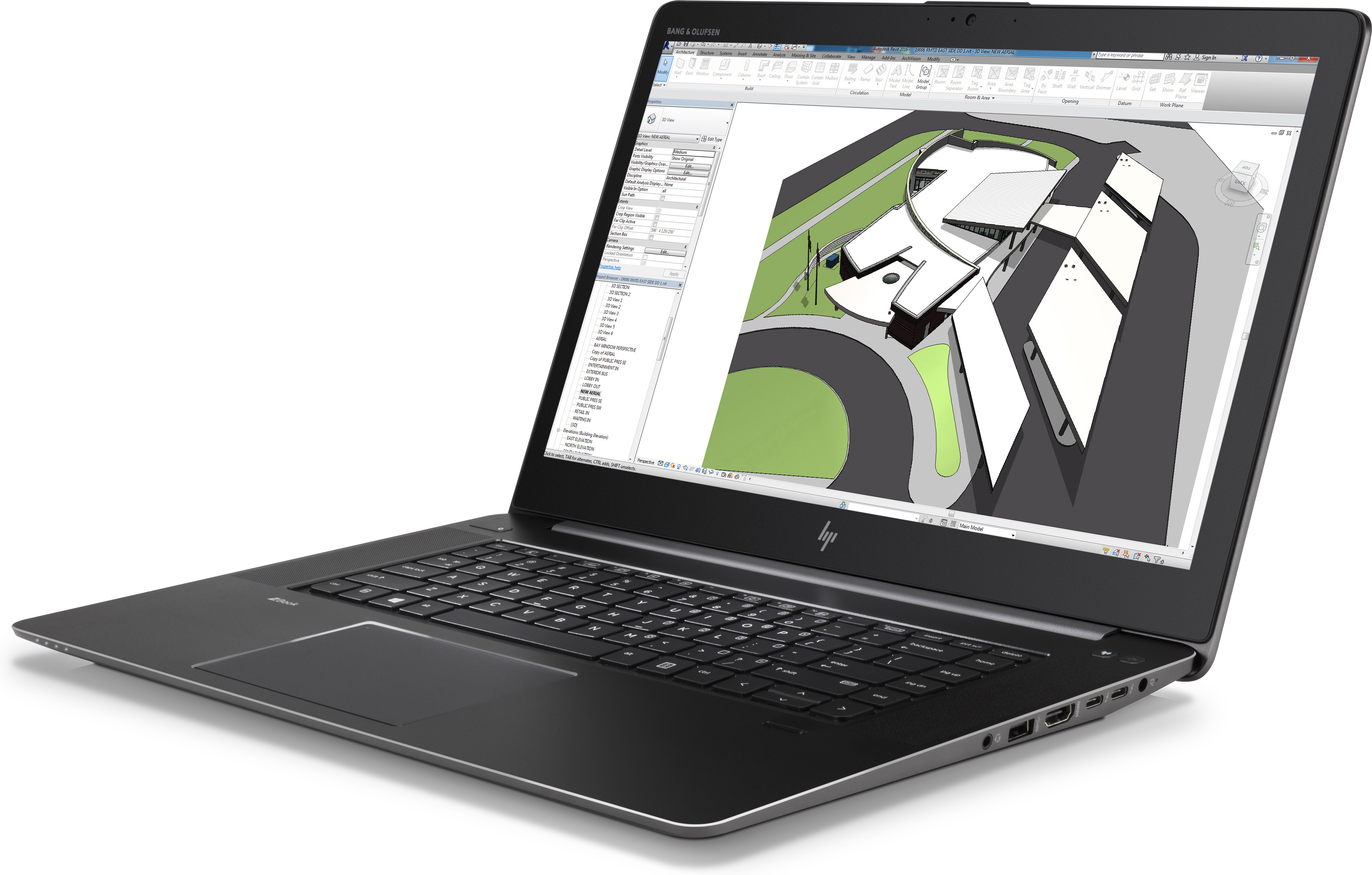 HP - B2B ZBook Studio G4 - 15,6 Zoll - Intel® Core™ i7 i7-7820HQ - 8 GB - 256 GB