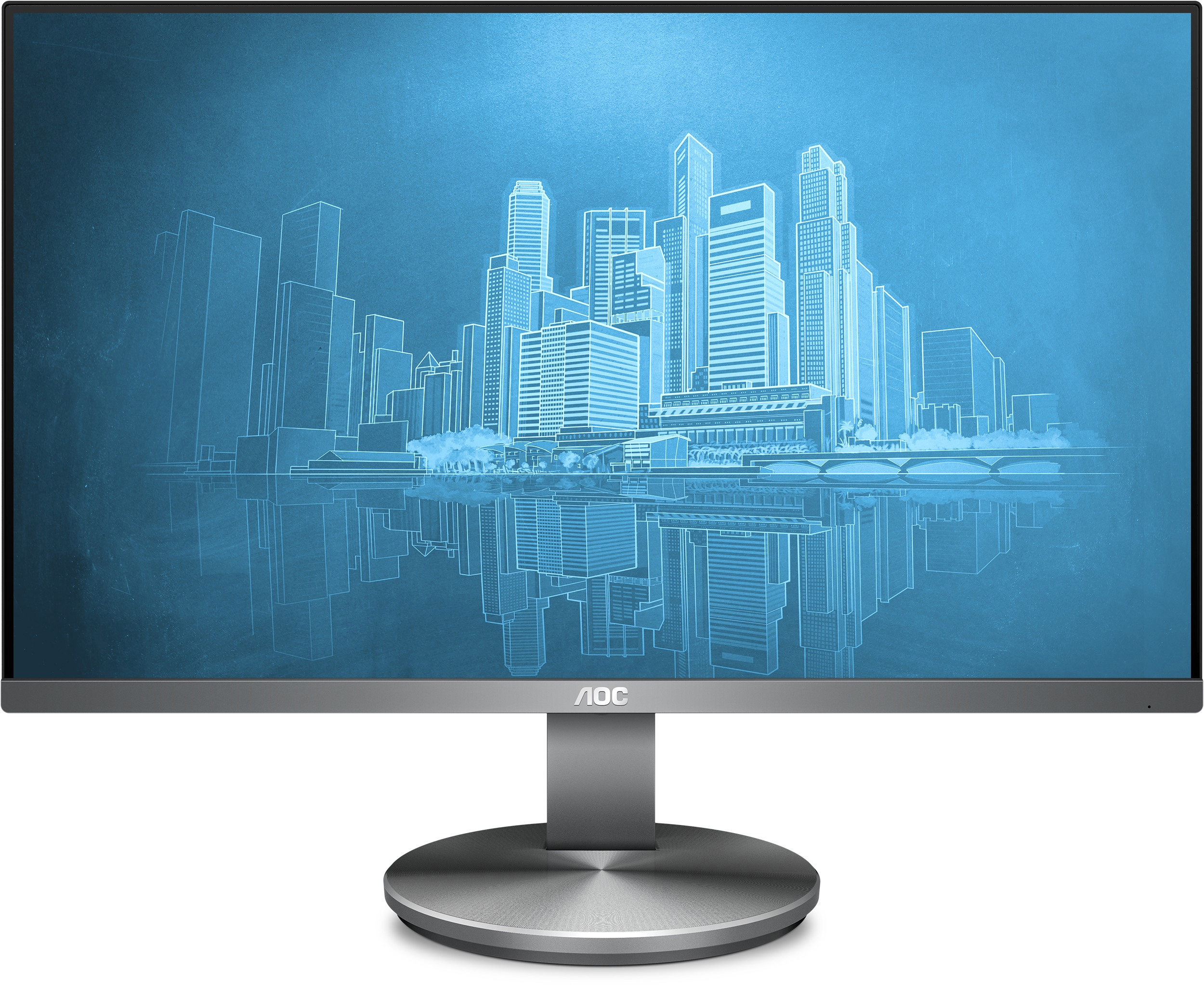 AOC I2490VXQ/BT 24 Zoll  Full-HD  Office Monitor  4 ms Reaktionszeit  