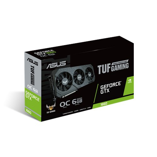 ASUS GeForce® GTX 1660 TUF Gaming OC 6GB (90YV0D15-M0NA00) (NVIDIA, Gaming-Grafikkarte)