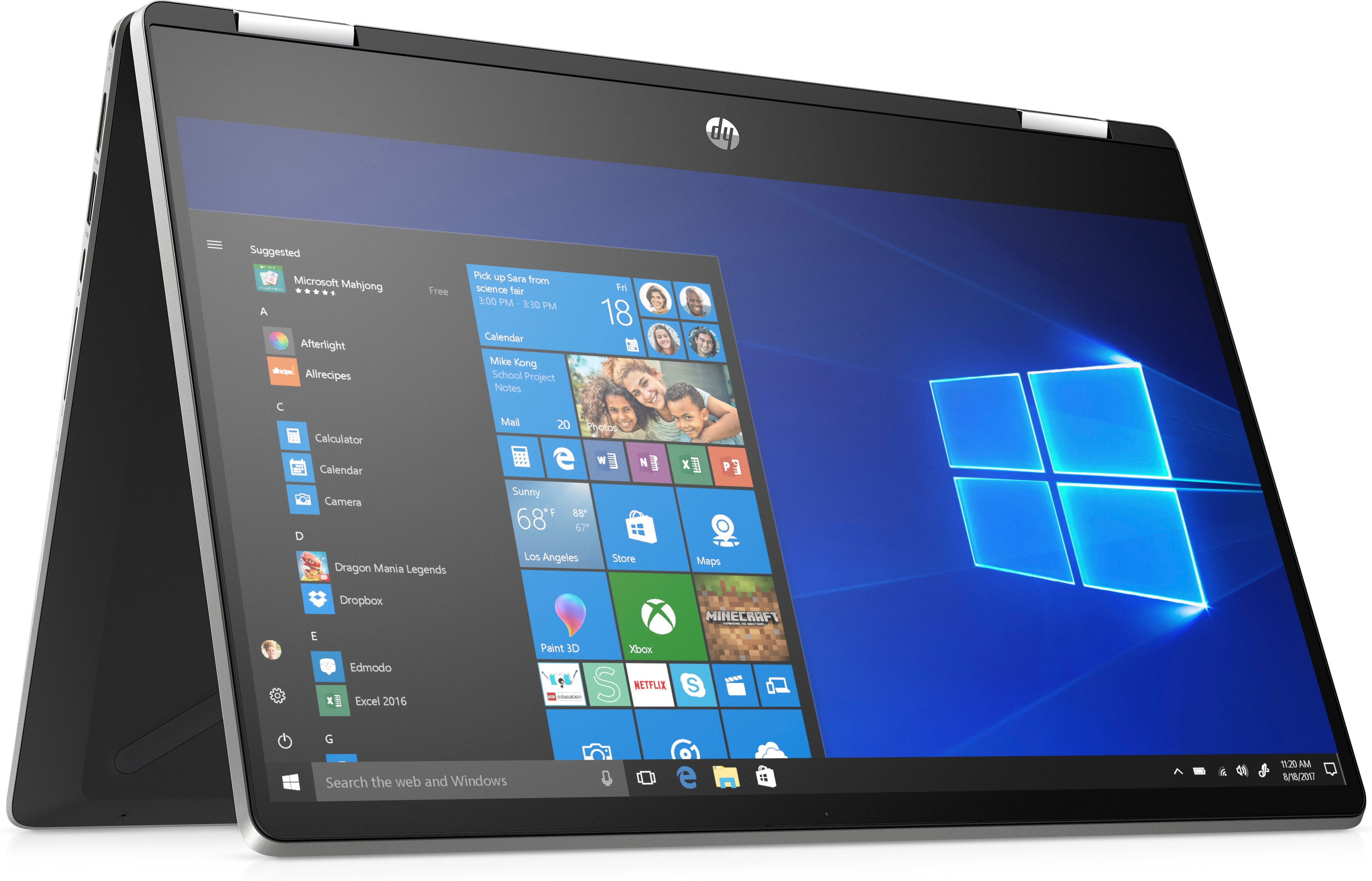 HP Pavilion x360 14-dh0315ng - 14 Zoll - Intel® Core™ i3 i3-8145U - 8 GB - 256 GB - Intel® UHD 620 - Windows 10 Home (32 bit)
