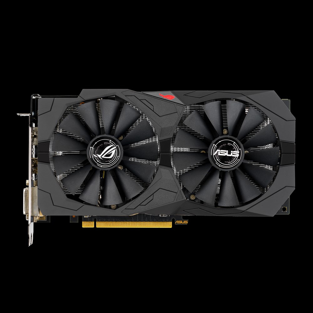 ASUS Radeon ROG-STRIX-RX570-O8G-GAMING 8GB (90YV0AJ8-M0NA00) (AMD, Grafikkarte)
