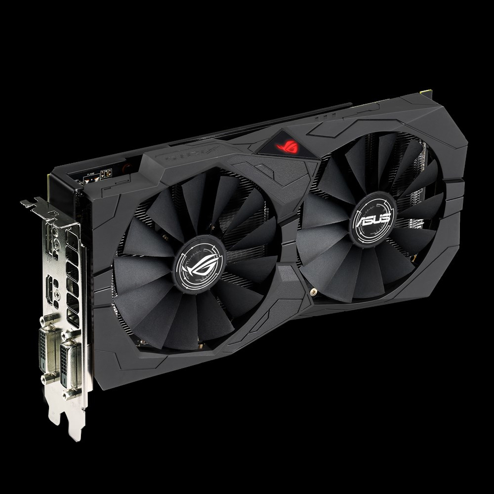 ASUS Radeon ROG-STRIX-RX570-O8G-GAMING 8GB (90YV0AJ8-M0NA00) (AMD, Grafikkarte)