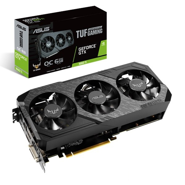 ASUS GeForce® GTX 1660 Ti TUF3 Gaming OC 6GB (90YV0CR8-M0NA00) (NVIDIA, Grafikkarte)
