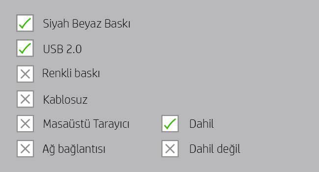 HP Neverstop Laser 1000a Toner Doldurulabilir Tanklı Lazer Yazıcı 4RY22A