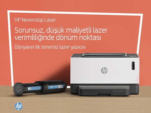 HP Neverstop Laser 1000a Toner Doldurulabilir Tanklı Lazer Yazıcı 4RY22A