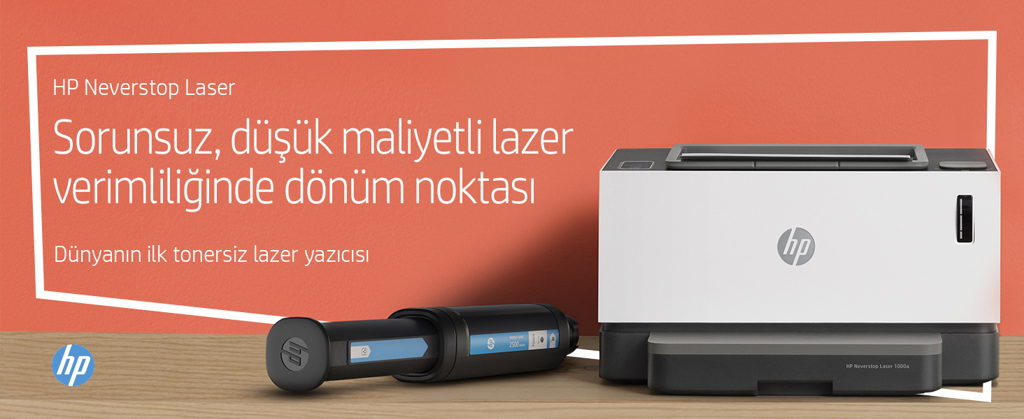 HP Neverstop Laser 1000a Toner Doldurulabilir Tanklı Lazer Yazıcı 4RY22A