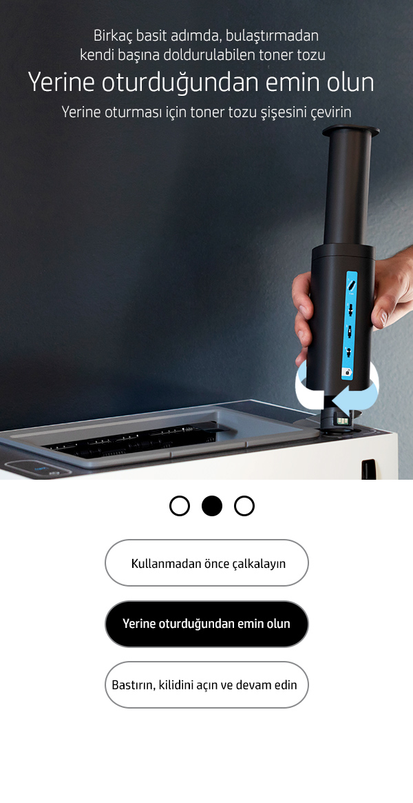 HP Neverstop Laser 1000a Toner Doldurulabilir Tanklı Lazer Yazıcı 4RY22A