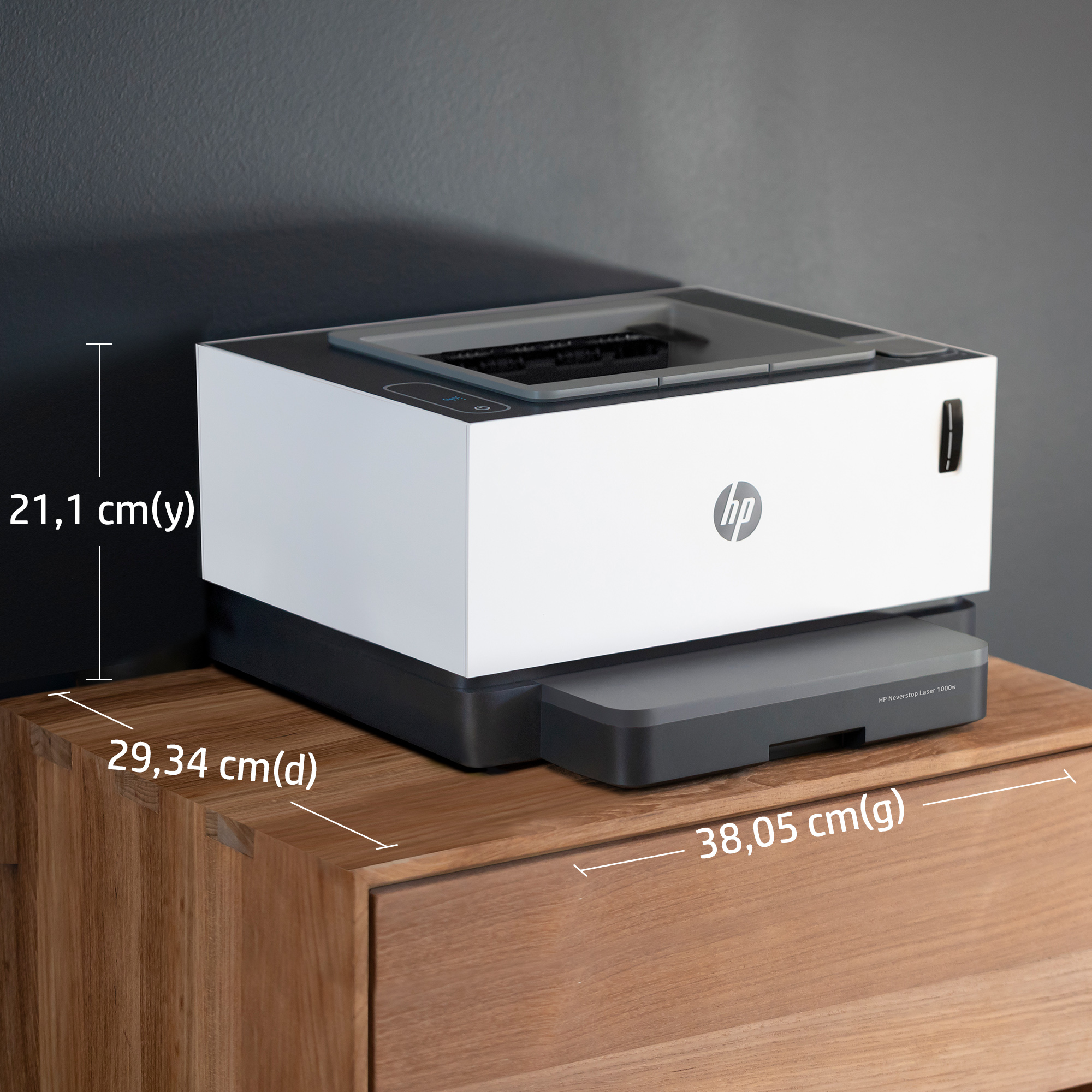 HP Neverstop Laser 1000a Toner Doldurulabilir Tanklı Lazer Yazıcı 4RY22A