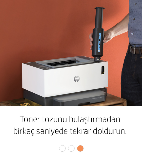 HP Neverstop Laser 1000a Toner Doldurulabilir Tanklı Lazer Yazıcı 4RY22A
