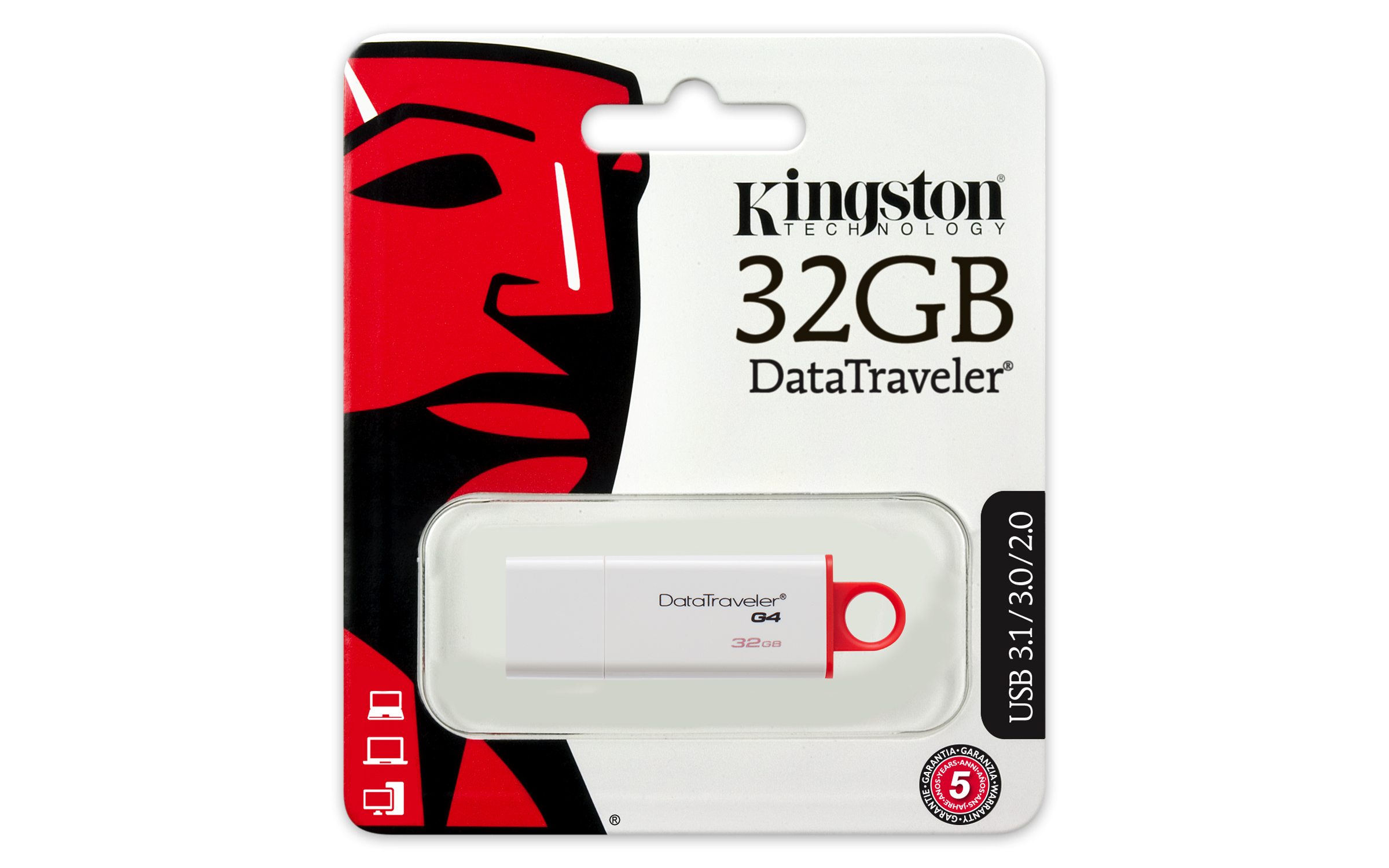 KINGSTON 32GB DataTraveler G4 USB 3.0 USB Bellek