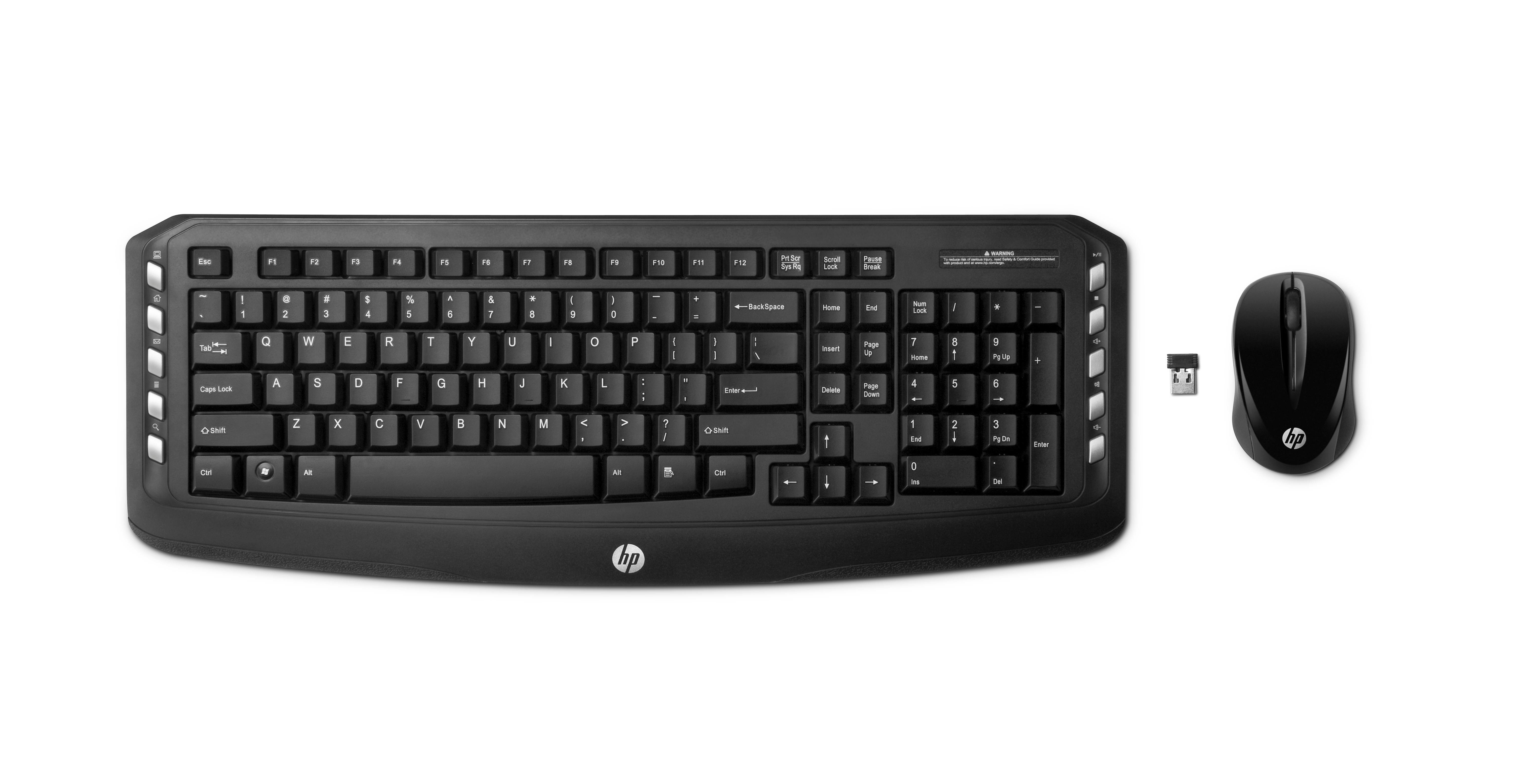 HP LV290AA Desktop Kablosuz Klavye Mouse Seti