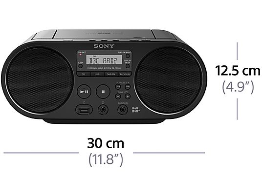 SONY MPE Radio portable Boombox CD (ZSPS55B.CED)