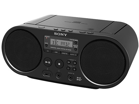 SONY MPE Radio portable Boombox CD (ZSPS55B.CED)