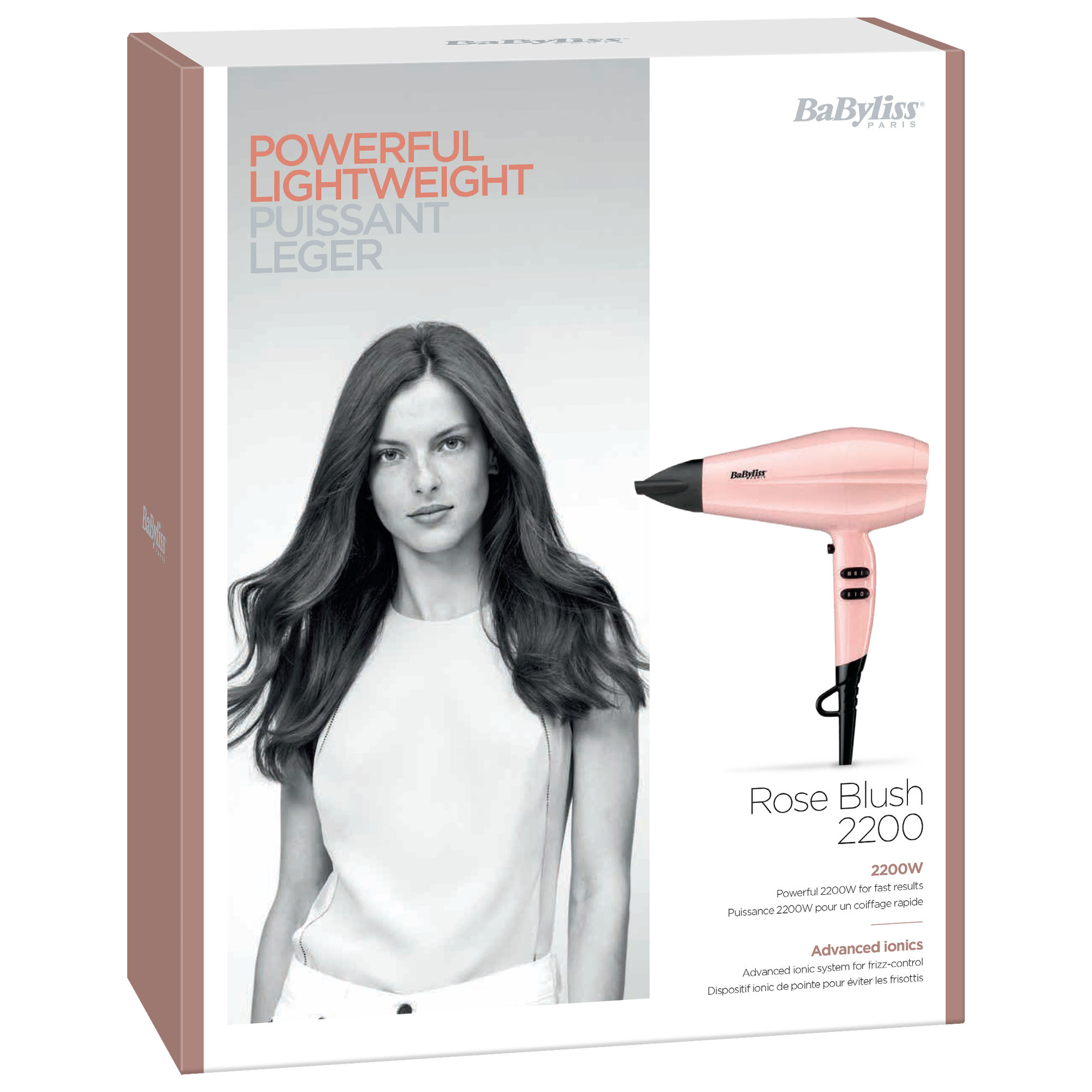 BABYLISS Haardroger Rose Blush 2200 (5337PRE)