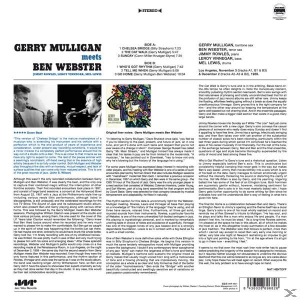 Egy vintage albumborító fekete-fehér fotóval két férfiről. A szöveg részletezi az album nevét és a számok listáját.