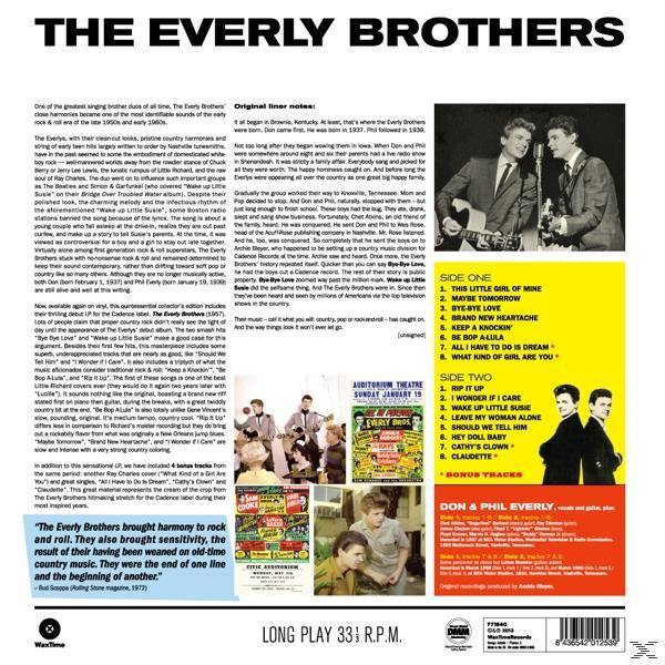 Az Everly Brothers album borítója szöveggel.