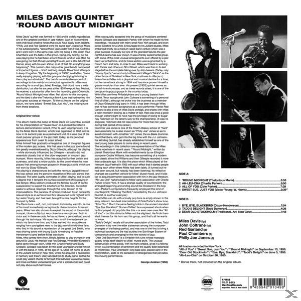 Album borítója szöveggel és fekete-fehér képekkel. A szöveg tartalmazza az album címét és a számlistát.