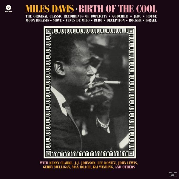 Album borító: Miles Davis, Birth of the Cool. Egy férfi cigarettázik.