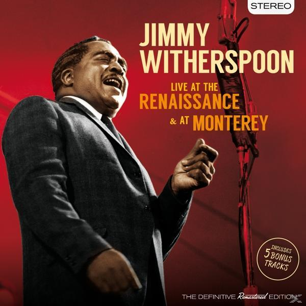 Jimmy Witherspoon az album borítóján. Énekel. Az album címe: "Live at the Renaissance & Monterey".