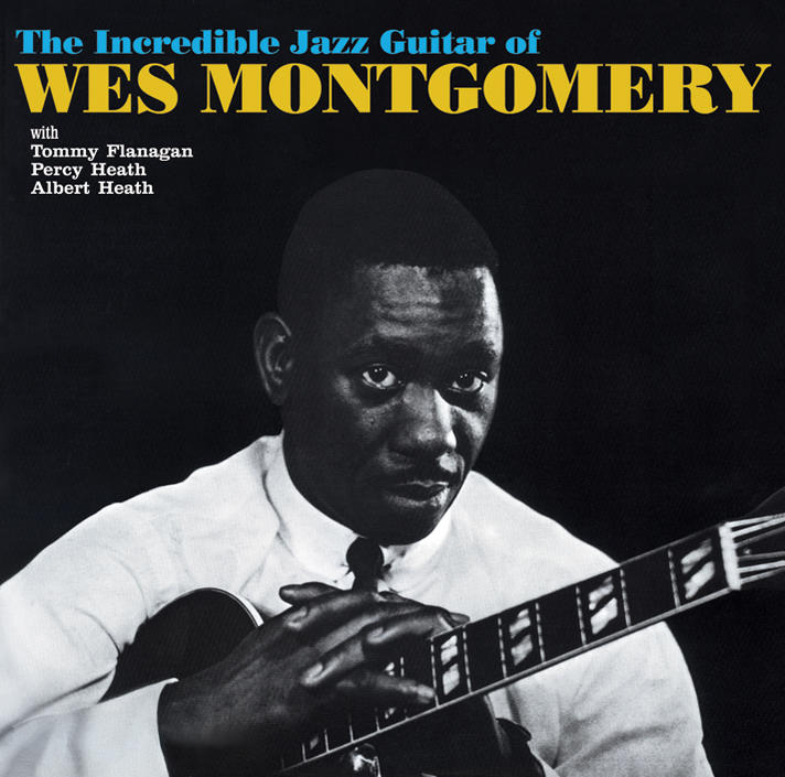 Wes Montgomery album borítója. Egy fekete-fehér kép egy gitározó férfiról.